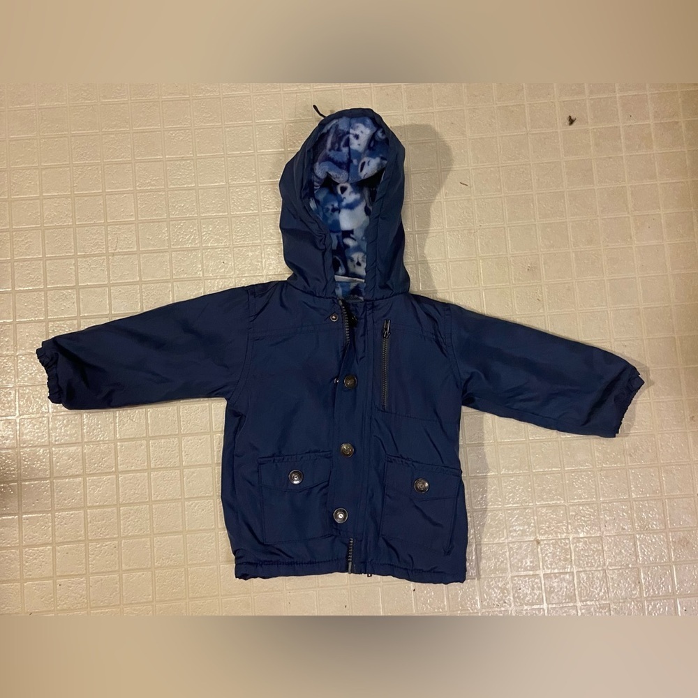 Navy Blue Kids Jacket Coat